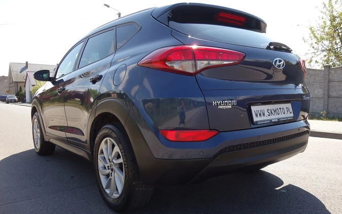 Hyundai Tucson cena 67900 przebieg: 153324, rok produkcji 2017 z Muszyna małe 704